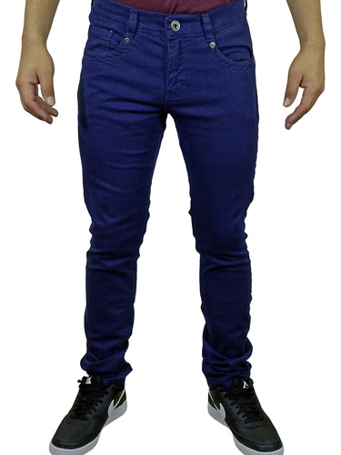 Pantalón Drill Moda Para Hombre - Azul