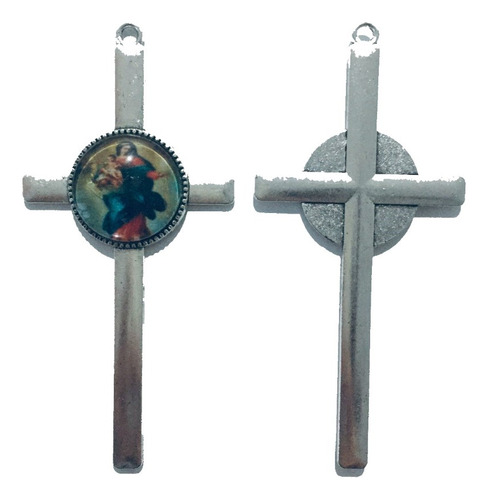 Dijes De Cruz De La Virgen Del Rosario 72 Piezas (dc52)