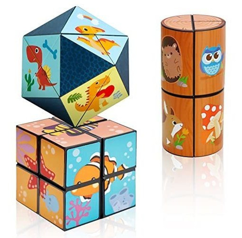 3d Magic Cube Set, Infinity Star Cube Magnet Fidget 27yfb