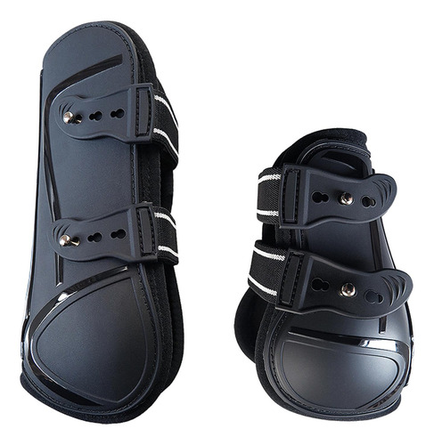 Botas De Tendón De Caballo, Juego De 4 Protectores Xl Negro