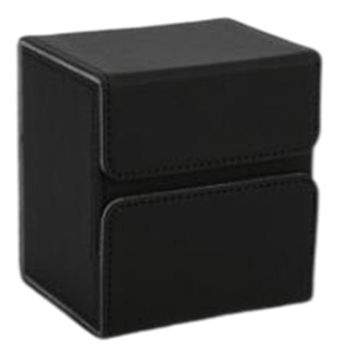 Flip Deck Box Almacenamiento Con Compartimento Negro