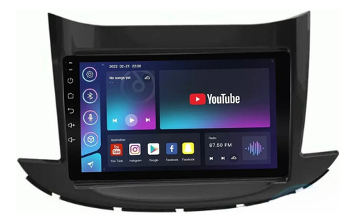 Radio Carplay Android 9pu 4gb+64gb + Bisel Chevrolet Tracker
