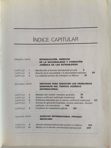Derecho Internacional Privado, Leonel Pereznieto (Usado)