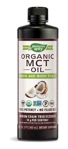 Suplemento Aceite Mct Orgánico De Coco - mL a $266