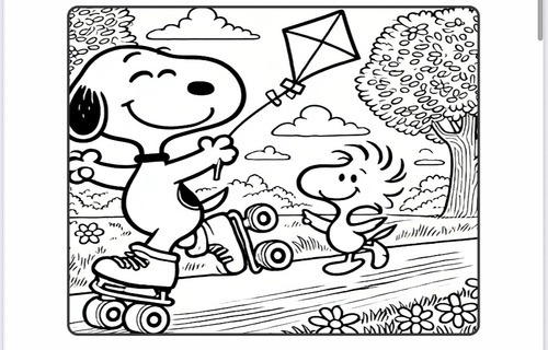 Livro Para Colorir: Snoop