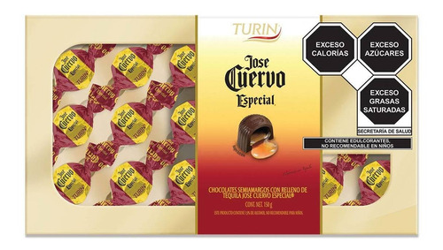 Chocolates Turin Jose Cuervo 150 Gr