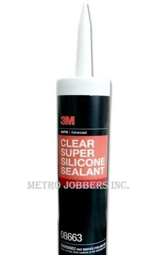 3m 08663 Silicon Sellador Transparente 10.3 Fl Oz (304 Ml)