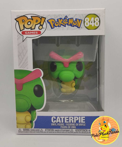 Imagen 2 de 3 de Funko Pokémon Caterpie Original Envío Gratis