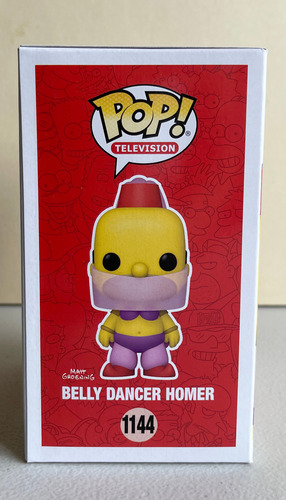 Funko Pop Belly Dancer Homer Simpson 1144 Convention
