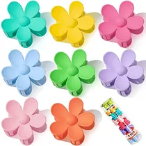 Comprar Corta De Pelo Clips De Pelo De Flores 8pcs Lindo Pelo Bk35o