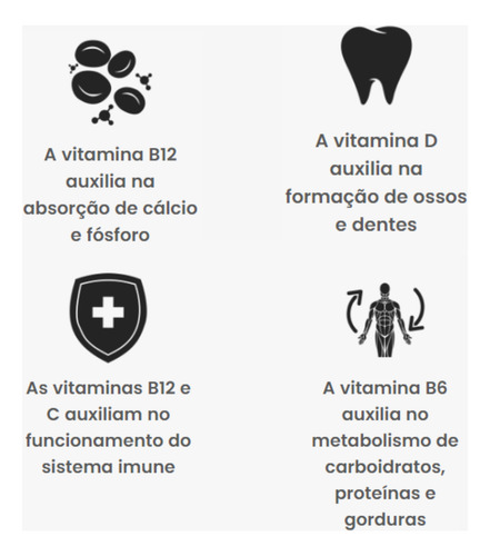 Suplemento Alimentar Infantil Patati Patatá C60 Lavitan Tutti Frutti