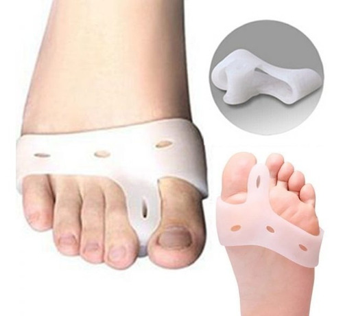 1 Par Separador De Dedo Con Soporte De Pie Hallux Valgus 