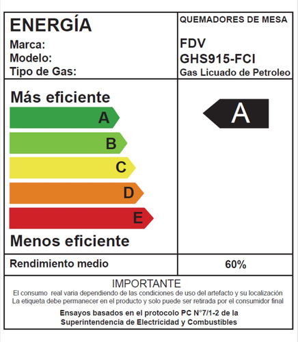 Encimera A Gas Fdv Signature 90 5q Glp