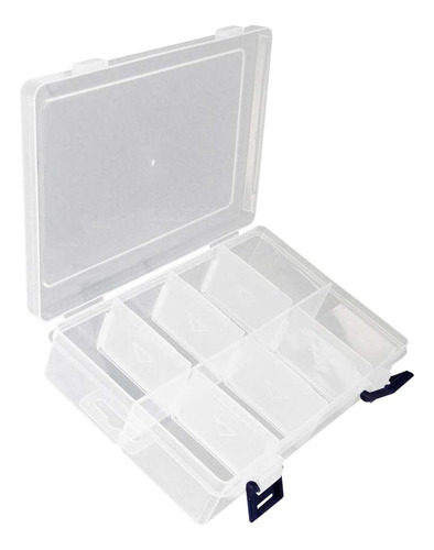 8 Rejillas Transparente Blanco Pp Componente Caja De Almacen