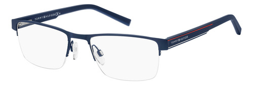 Óculos De Grau Tommy Hilfiger Th 1996 Fll 53 Cor Azul