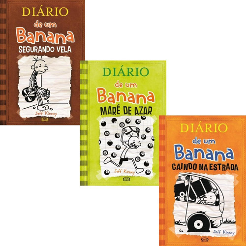 Coleção Diário De Um Banana - Vol 7, 8 E 9: Segurando Vela + Maré De Azar + Caindo Na Estrada