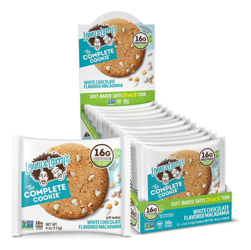 12 Galletas The Complete Cookie Sabores Variados 113 Gramos