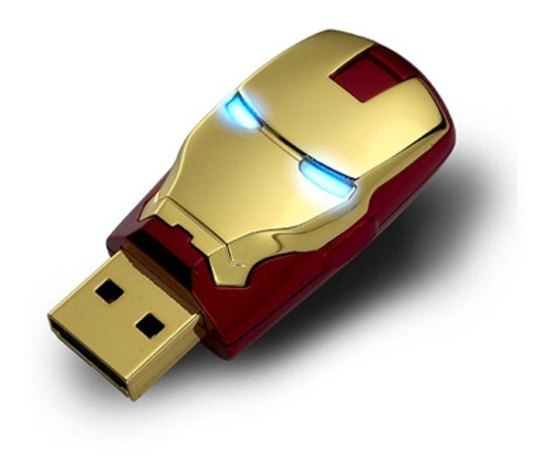 Iroman: Memoria Usb  64 Gb - Dorado