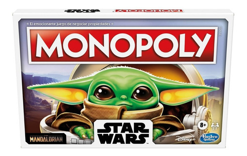 Monopolio Baby Yoda Grogu The  Mandalorian Star Wars Hasbro 