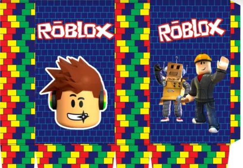 Kit Imprimible Gamer Roblox Textos Editables