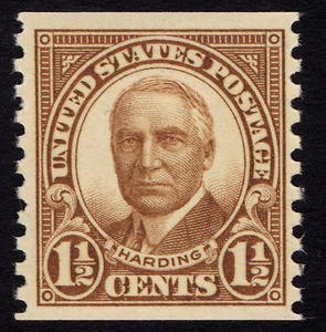 Sello E Unidos Unites States Postage Harding 1 1/2 Cent 1929