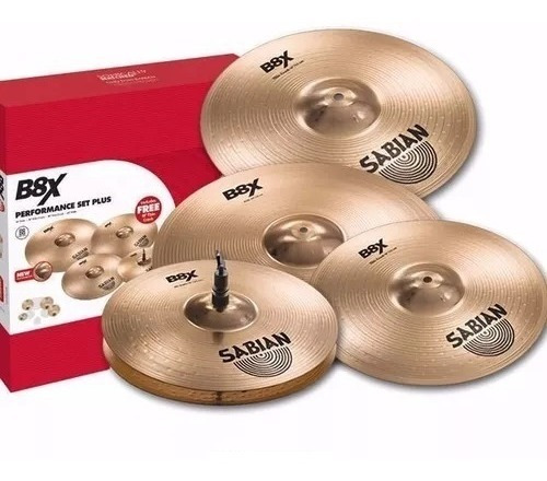 Platillos Sabian B8x Performance Set 14 16 20 Y 18 Free