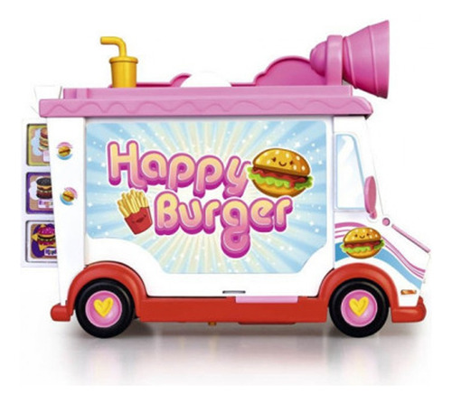 Pinypon Happy Burger Camión De Hamburguesas + Figura Y Acc