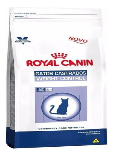 Alimento Royal Canin Veterinary Care Nutrition Feline Gatos Castrados Weight Control adulto sabor mix en bolsa de 8kg