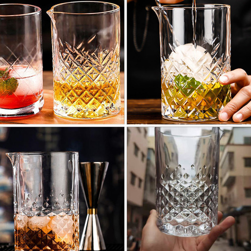 Vaso Profesional Para Mezclar Cócteles, 700 Ml, 1 Unidad, Fo