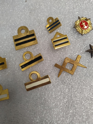 Antiguas Insignias Militares Grados De La Armada (Usado)