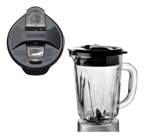 Licuadora Black+decker 700watt 1.5lts 6 Aspas Bl1140ms-cl