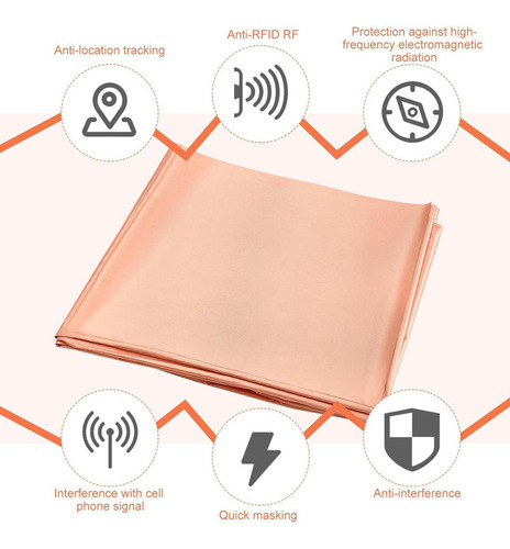 // Faraday Fater Rfid Livro De Cliento Antimento 1.1mx2m