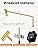 Luz De Imagen Regulable Enchufable 3000 K Con Control Remoto