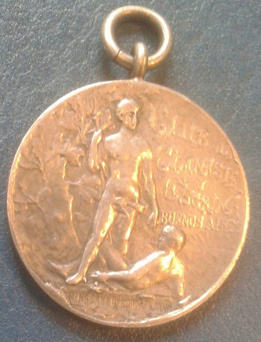 Medalla Plata Gimnasia Y Esgrima Buenos Aires Natacion 1922