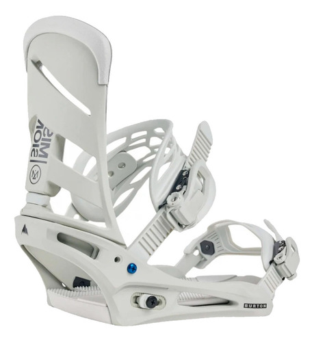 Burton Snowboard Mission fijaciones gray cloud hombre tamaño de los esquíes m