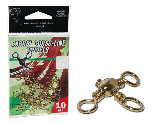 Girador Triplo Para Pesca Cartela Com 10 Unidades - Maruri