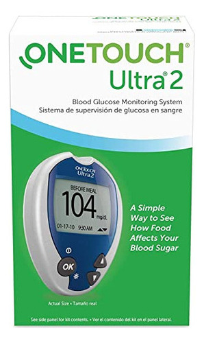 Medidor De Glucosa Kit Del Sistema One Touch Ultra2 Tamaño: