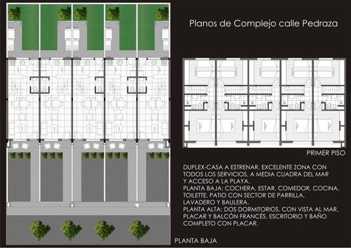 Duplex / Casa De 3 Ambientes A Estrenar A Media Cuadra Del Mar