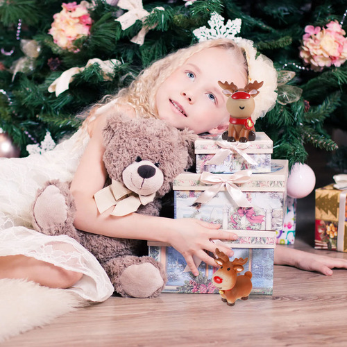 20 Piezas De Decoración Navideña Con Forma De Muñeco De Niev