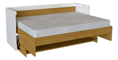 Cama Escritorio Rebatible 2 Plazas Living Sommier