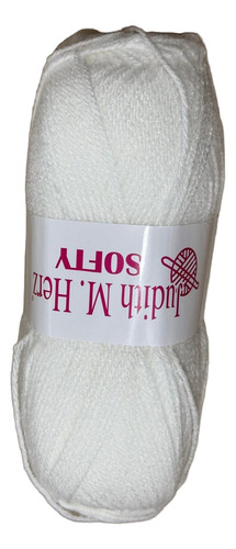 Lana Judith Ovillos X 100 Grs C/u Modelo Softy Lana Fina Blanco 016