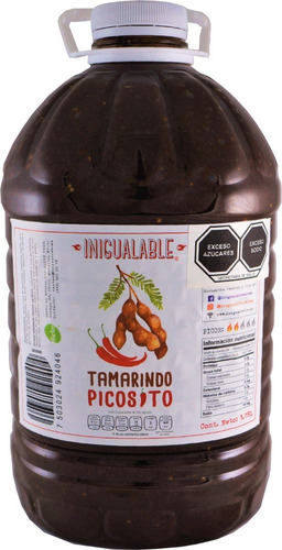 Imagen 1 de 1 de Inigualable Salsa Alitas  Tamarindo Picante 1 Garrafa 3.78 L