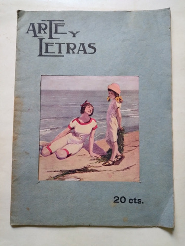 Antigua Revista Arte Y Letras 1914 Cdmx, Ilustrada