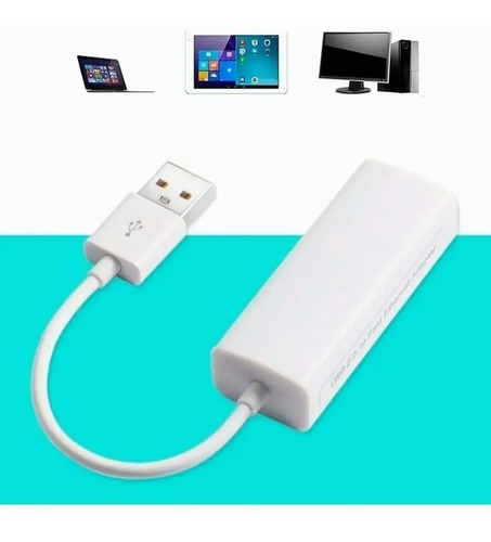 Adaptador Usb Ethernet Red Lan Ethernet Rj45 A Usb 2.0 Full