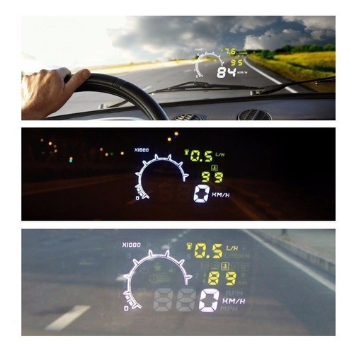 Imagen 2 de 7 de Pantalla Head Up Display Hud Obd2 Ph Ventas