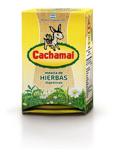 Cachamai Te Mezcla De Hierbas Digestivas 20 Saquitos 30 Gr