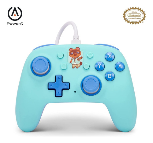 Control Alambrico Para Nintendo Switch Nano Animal Crossing