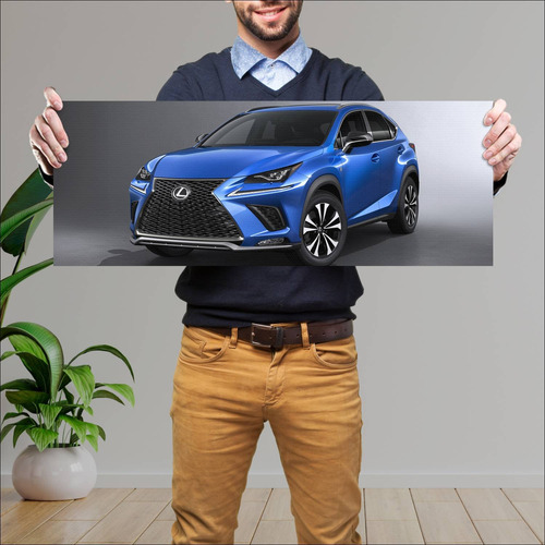 Cuadro 30x80cm Auto 2017 Lexus Nx F Sport Auto 519