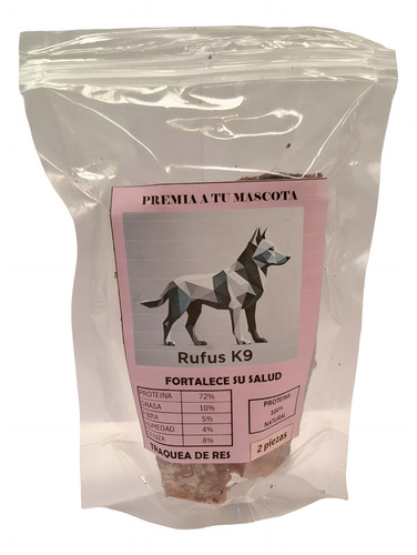Premios Para Mascotas Rufus K9 Tráquea De Res