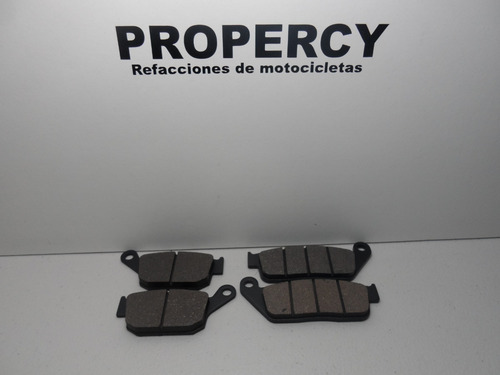 Balatas Delanteras Y Traseras Honda Nc700 12-13 (no Abs)